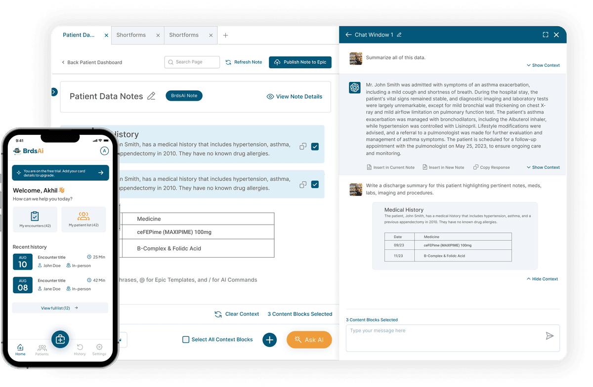 Solving pain points for physicians to enable better patient care.